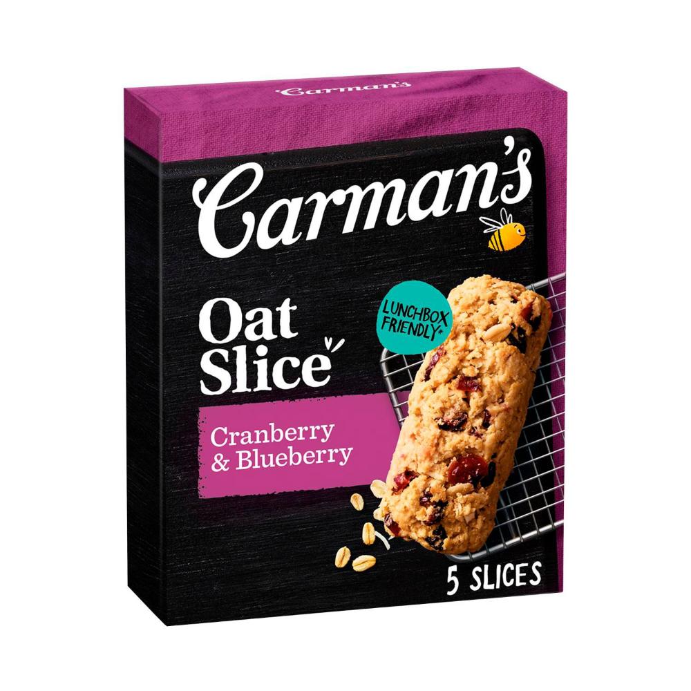 Carman's Cranberry & Blueberry Oat Slices