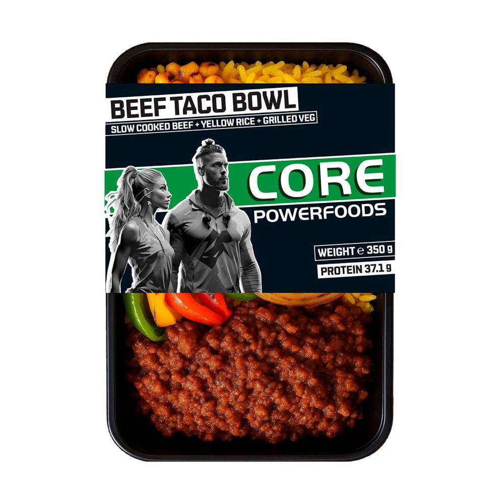 Core Powerfoods Beef Taco Bowl