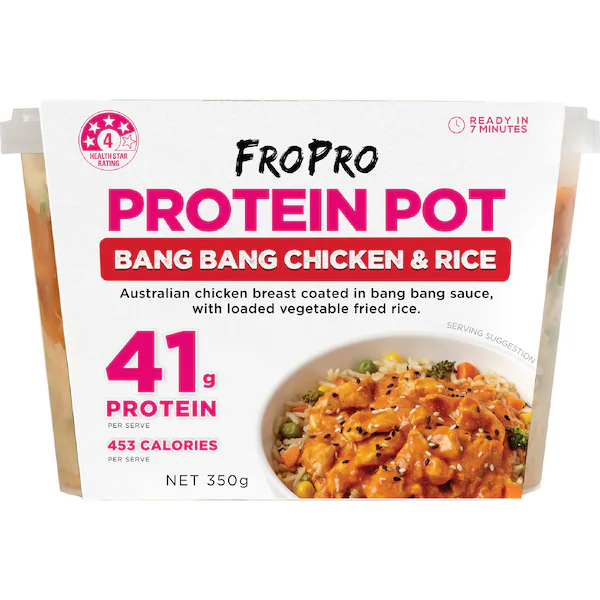 FroPro Protein Pot Chicken & Rice Bang