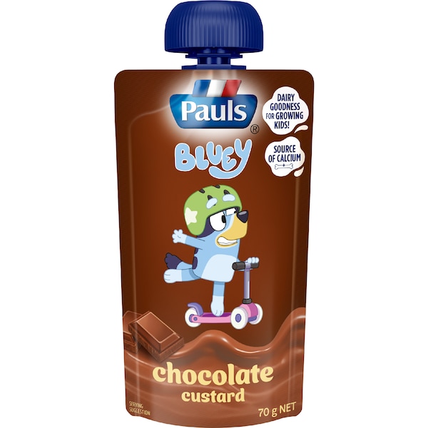 Pauls Kids Custard Pouch Chocolate
