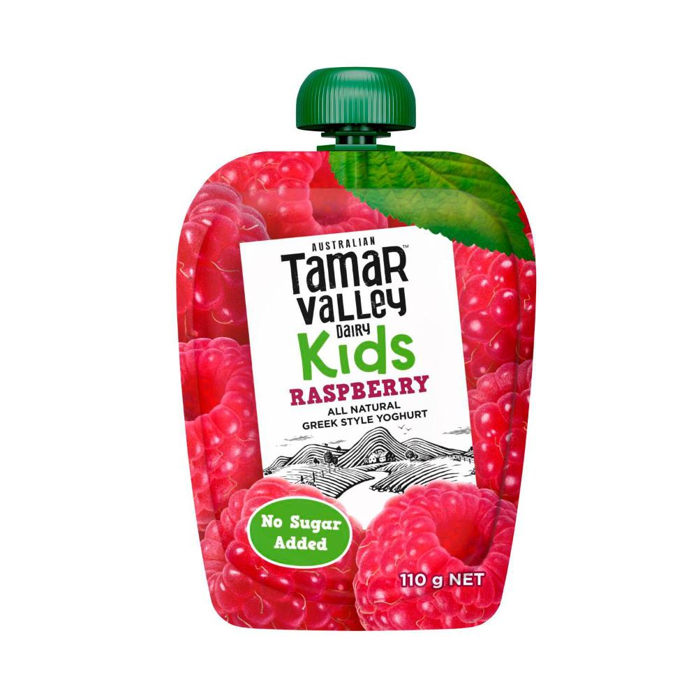 Tamar Valley Kids Greek Yoghurt Pouch Raspberry