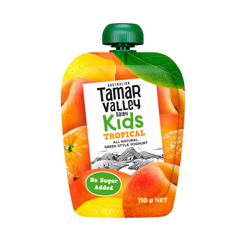 Tamar Valley Kids Greek Yoghurt Pouch Tropical