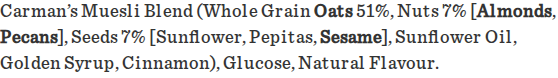 Original Fruit Free Value Pack ingredients