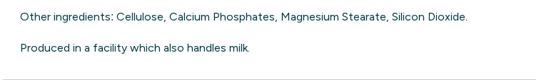 Hyaluronic Acid Tablets ingredients