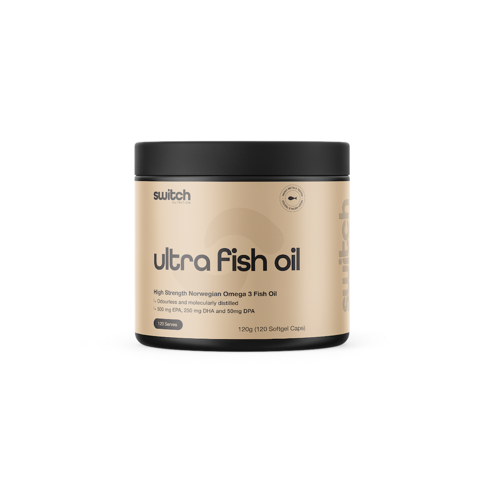 Ultra Fish Oil nutrition panel